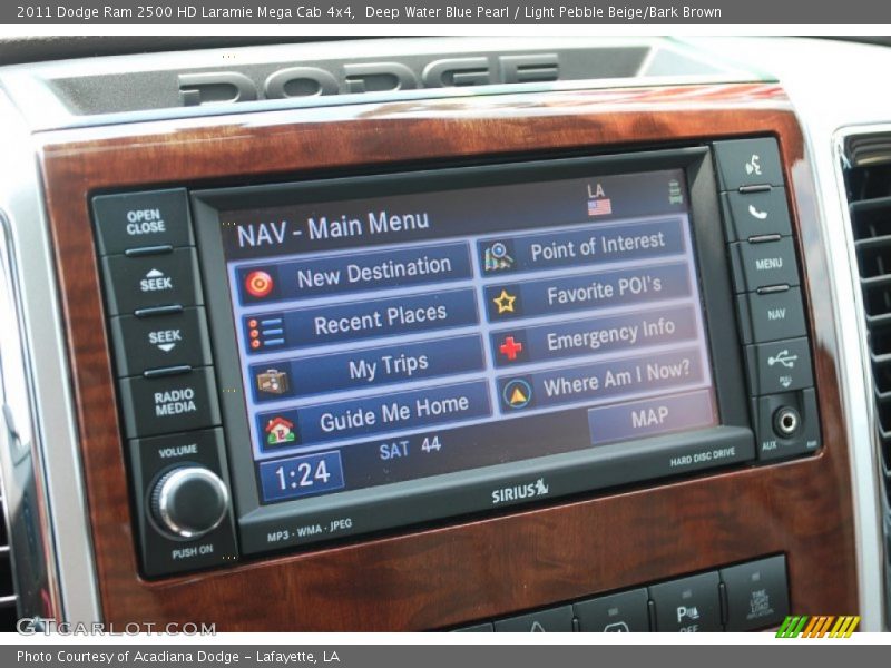 Controls of 2011 Ram 2500 HD Laramie Mega Cab 4x4
