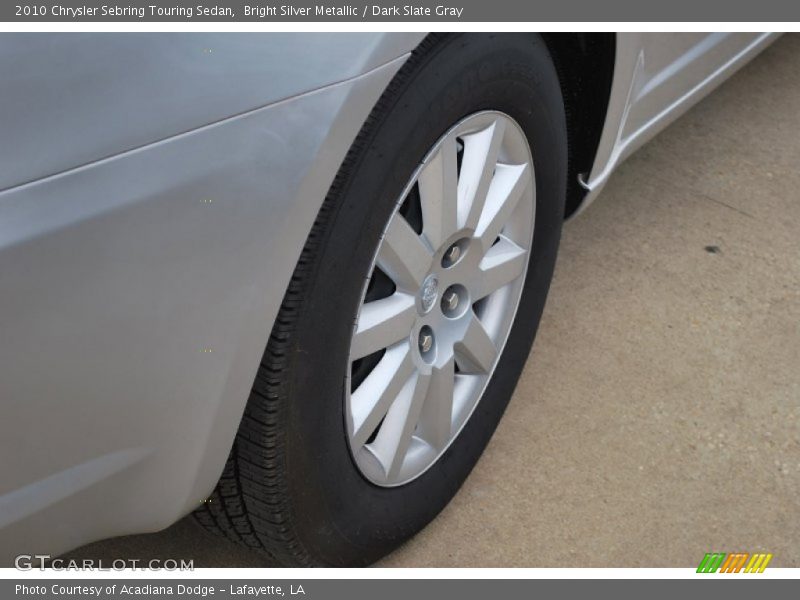 Bright Silver Metallic / Dark Slate Gray 2010 Chrysler Sebring Touring Sedan