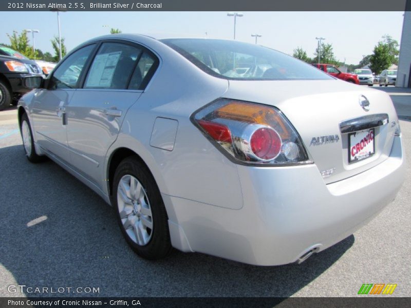 Brilliant Silver / Charcoal 2012 Nissan Altima 2.5 S