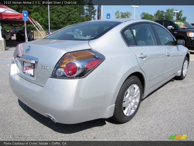 Brilliant Silver / Charcoal 2012 Nissan Altima 2.5 S