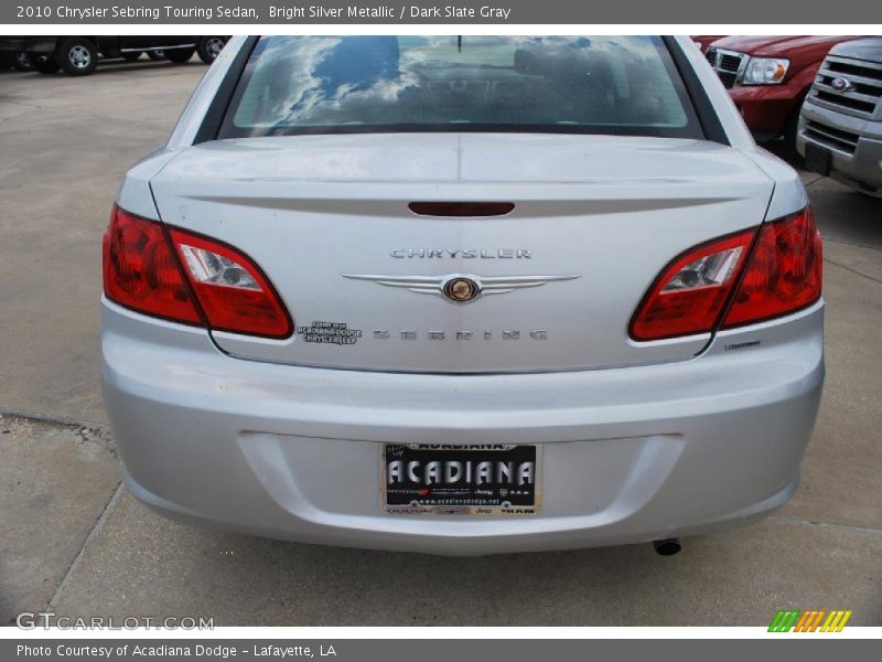 Bright Silver Metallic / Dark Slate Gray 2010 Chrysler Sebring Touring Sedan