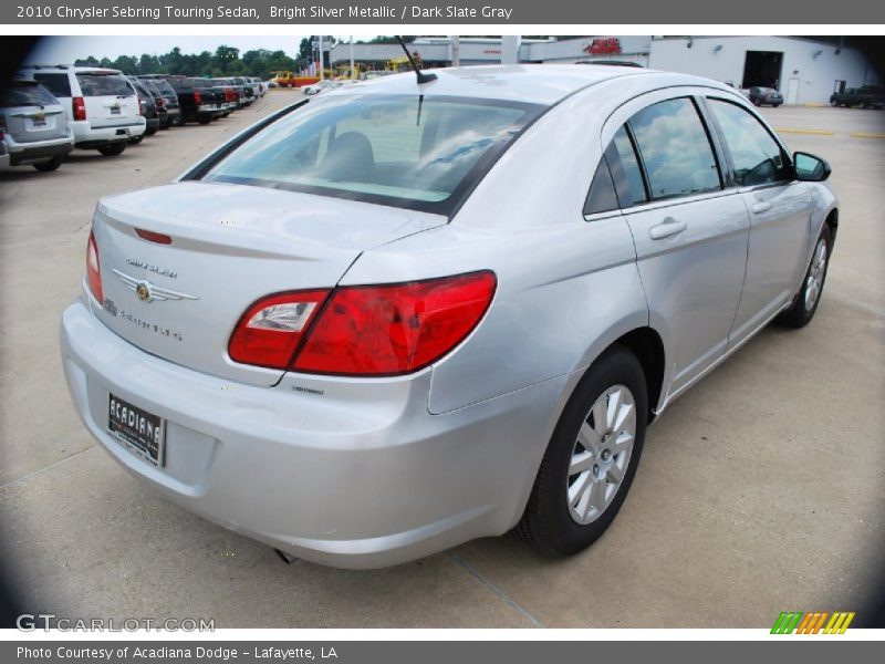 Bright Silver Metallic / Dark Slate Gray 2010 Chrysler Sebring Touring Sedan