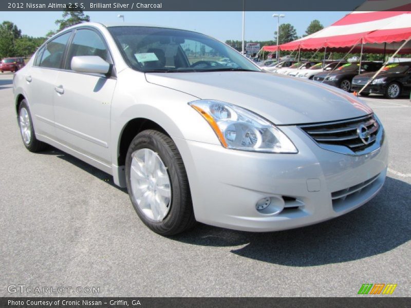 Brilliant Silver / Charcoal 2012 Nissan Altima 2.5 S