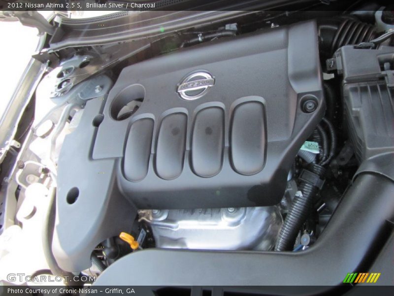 Brilliant Silver / Charcoal 2012 Nissan Altima 2.5 S