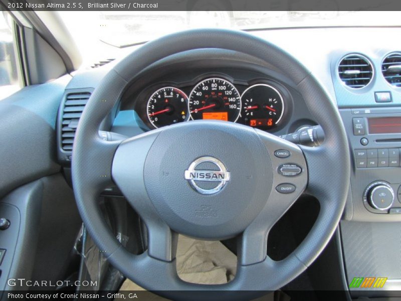 Brilliant Silver / Charcoal 2012 Nissan Altima 2.5 S