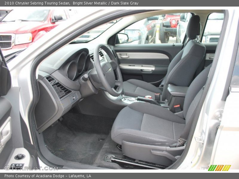 Bright Silver Metallic / Dark Slate Gray 2010 Chrysler Sebring Touring Sedan