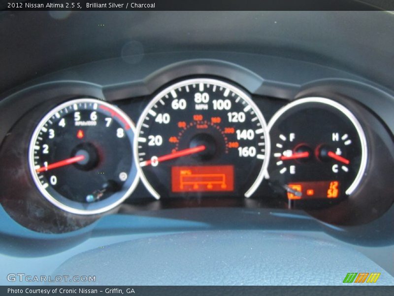 Brilliant Silver / Charcoal 2012 Nissan Altima 2.5 S