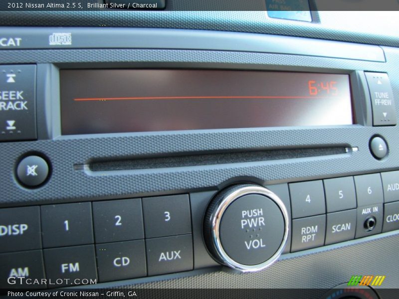Brilliant Silver / Charcoal 2012 Nissan Altima 2.5 S