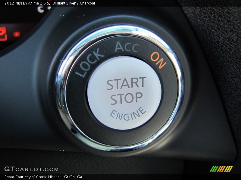 Brilliant Silver / Charcoal 2012 Nissan Altima 2.5 S