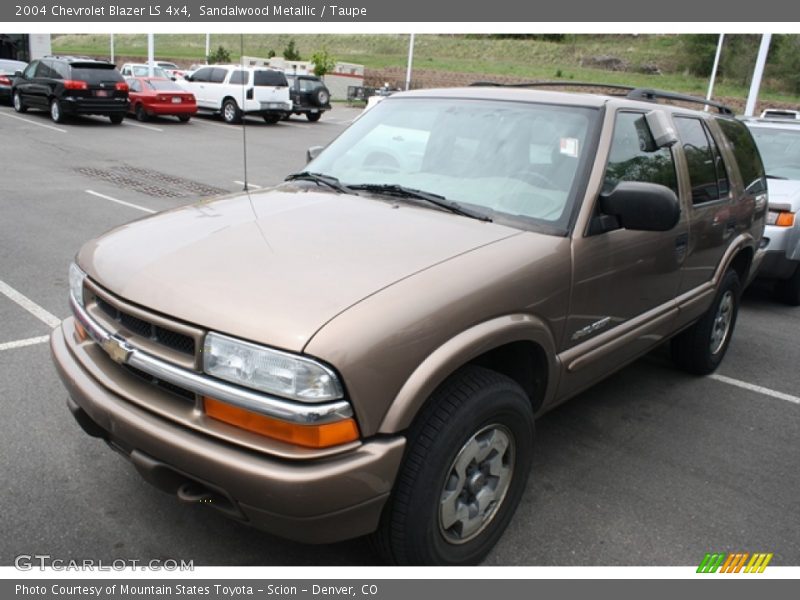 Sandalwood Metallic / Taupe 2004 Chevrolet Blazer LS 4x4