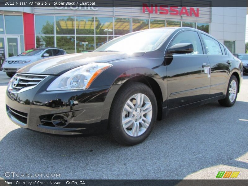 Super Black / Charcoal 2012 Nissan Altima 2.5 S