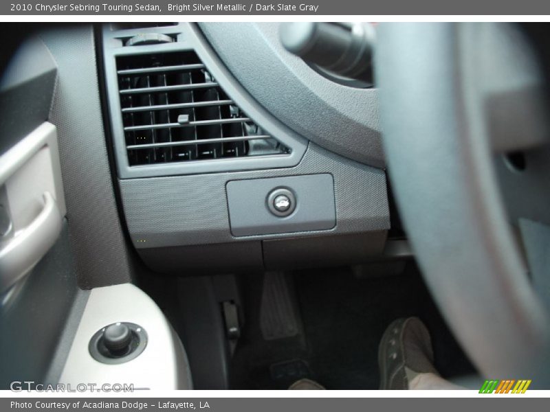 Bright Silver Metallic / Dark Slate Gray 2010 Chrysler Sebring Touring Sedan