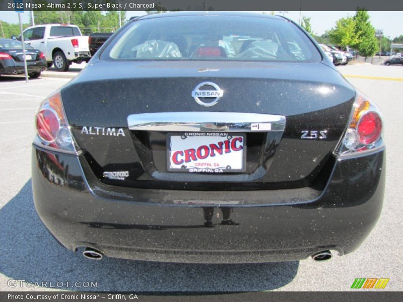 Super Black / Charcoal 2012 Nissan Altima 2.5 S