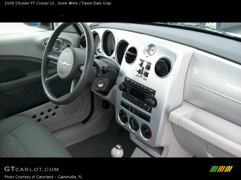 Stone White / Pastel Slate Gray 2008 Chrysler PT Cruiser LX