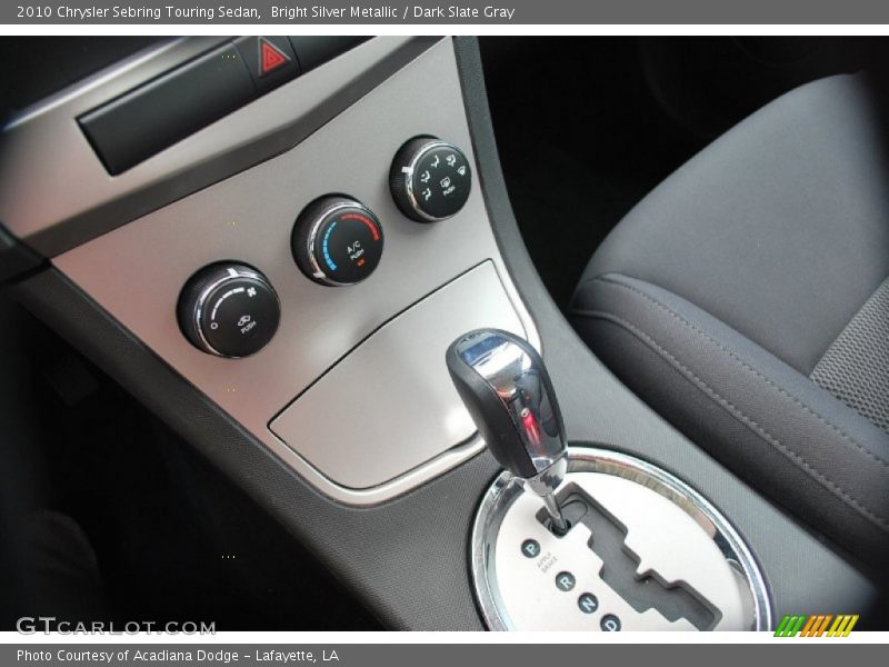 Bright Silver Metallic / Dark Slate Gray 2010 Chrysler Sebring Touring Sedan
