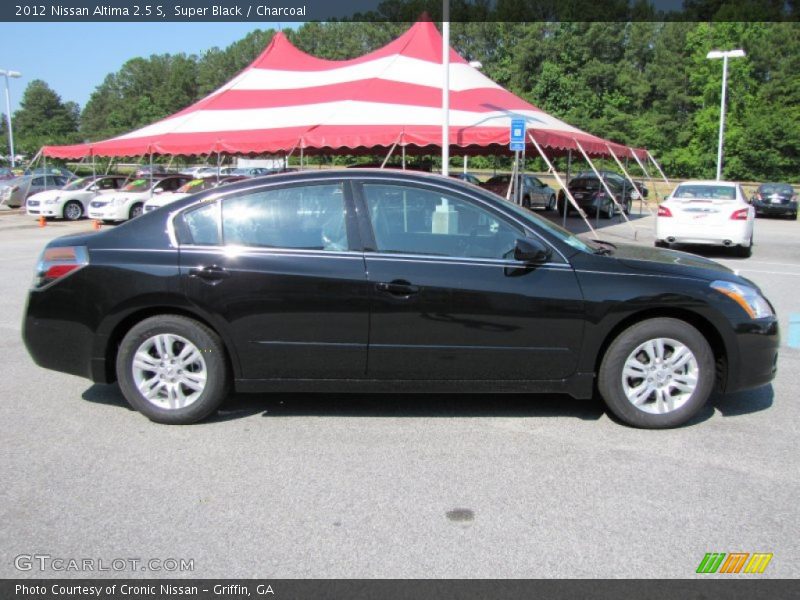 Super Black / Charcoal 2012 Nissan Altima 2.5 S