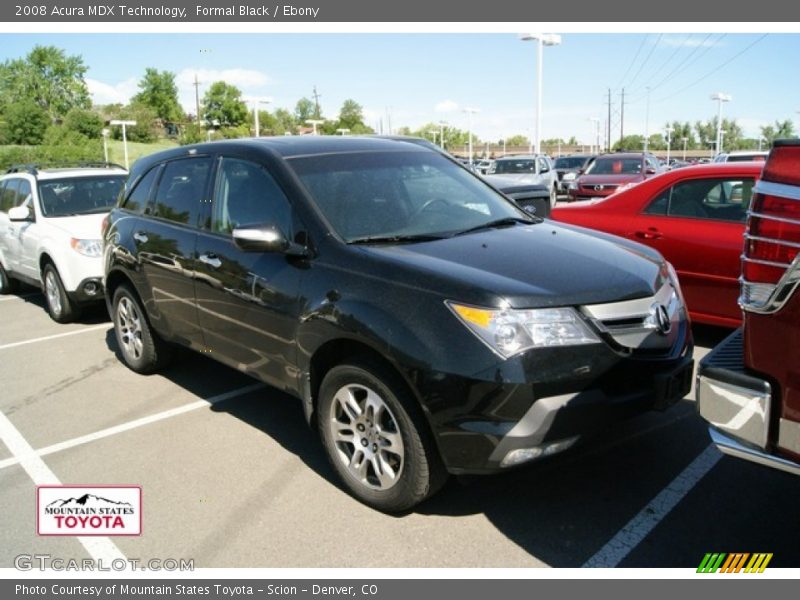 Formal Black / Ebony 2008 Acura MDX Technology