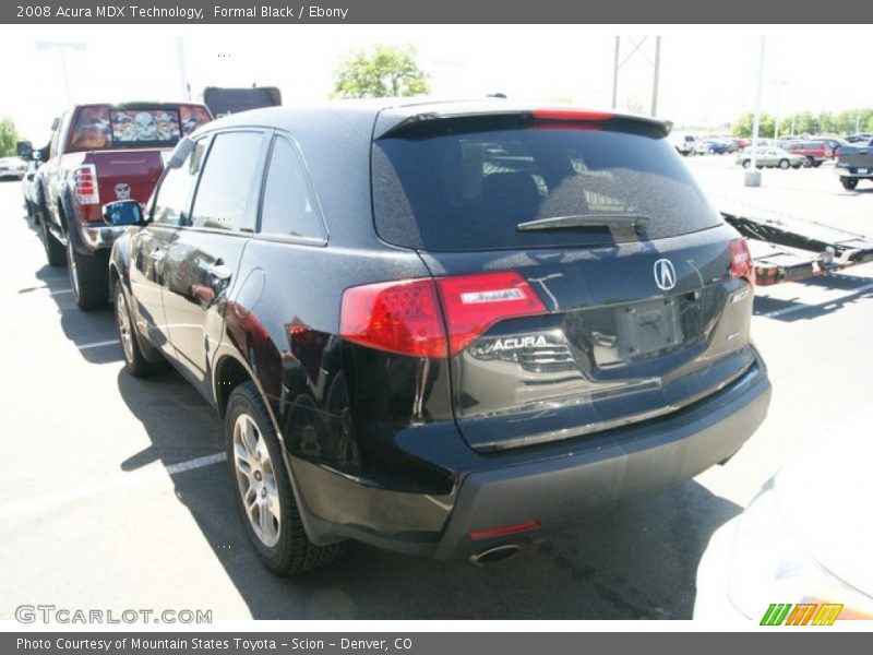 Formal Black / Ebony 2008 Acura MDX Technology