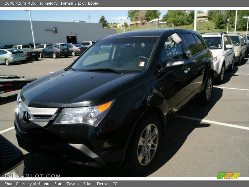 Formal Black / Ebony 2008 Acura MDX Technology