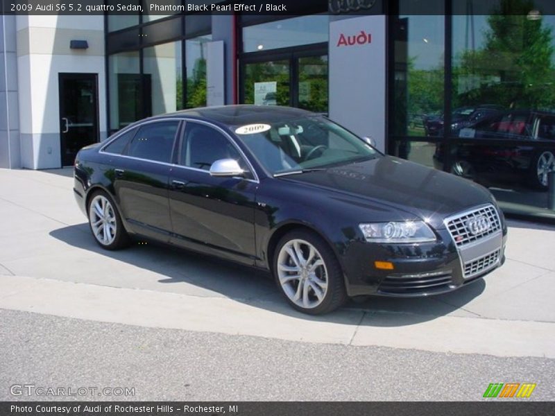 Phantom Black Pearl Effect / Black 2009 Audi S6 5.2 quattro Sedan