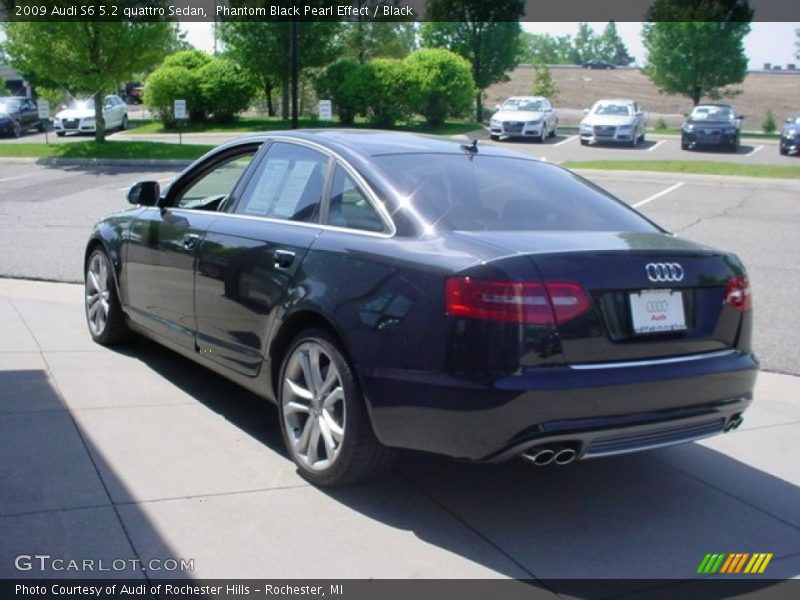Phantom Black Pearl Effect / Black 2009 Audi S6 5.2 quattro Sedan