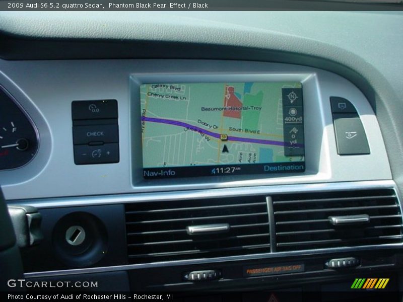Navigation of 2009 S6 5.2 quattro Sedan