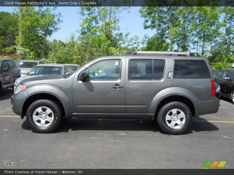 Storm Gray / Graphite 2008 Nissan Pathfinder S 4x4