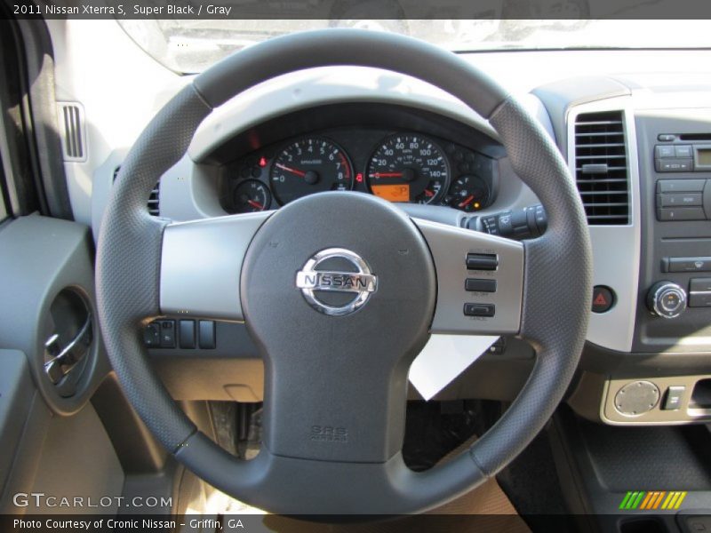 Super Black / Gray 2011 Nissan Xterra S