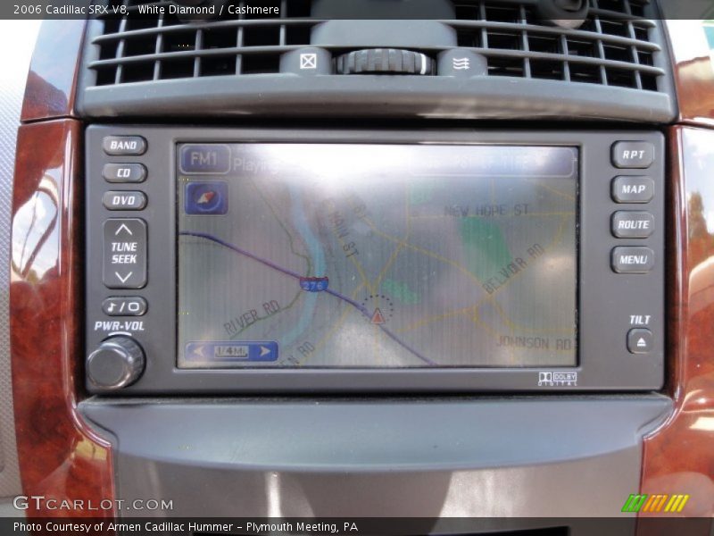 Navigation of 2006 SRX V8