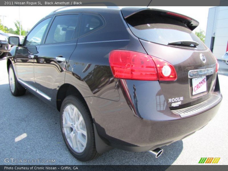 Black Amethyst / Black 2011 Nissan Rogue SL
