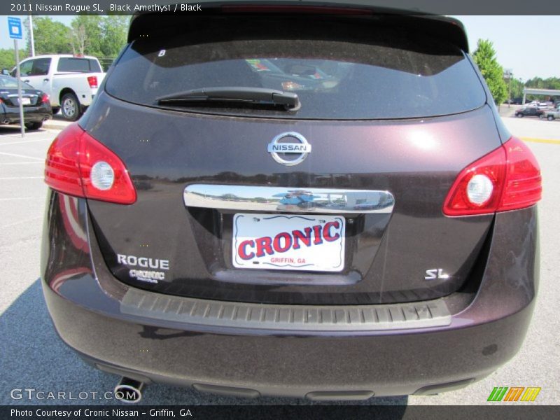 Black Amethyst / Black 2011 Nissan Rogue SL