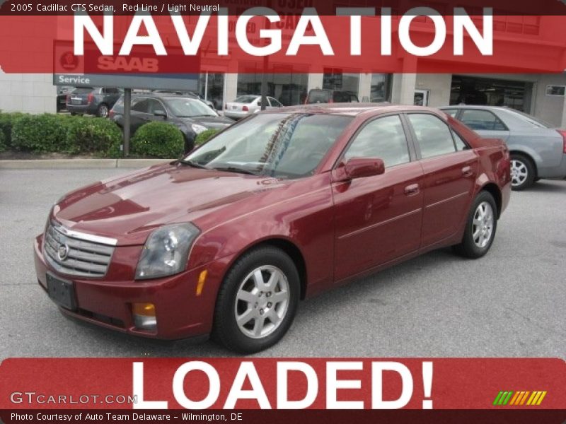 Red Line / Light Neutral 2005 Cadillac CTS Sedan