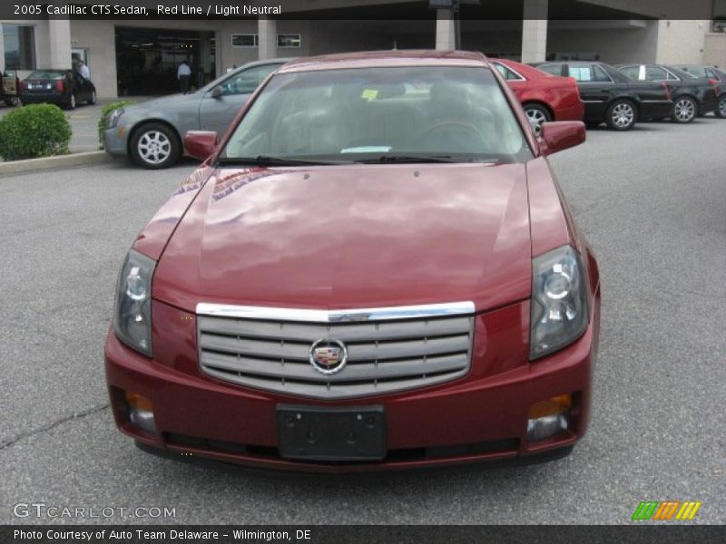 Red Line / Light Neutral 2005 Cadillac CTS Sedan
