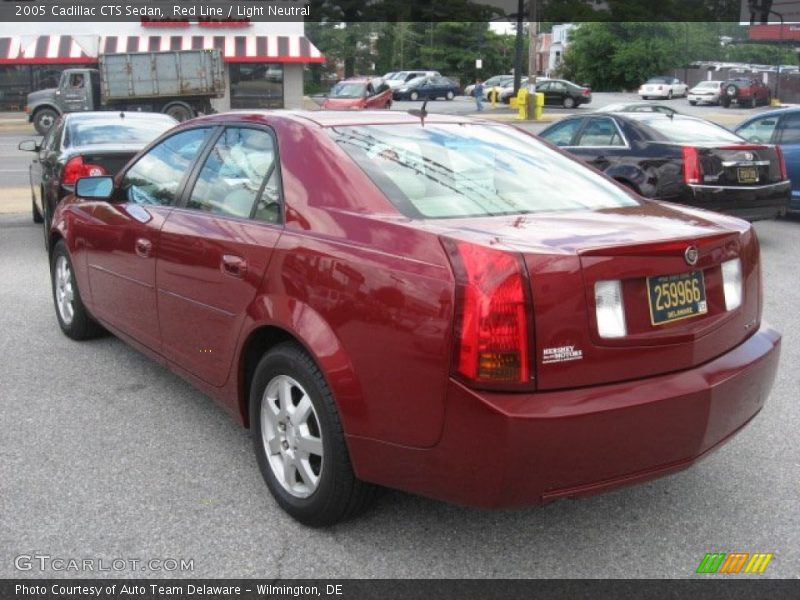 Red Line / Light Neutral 2005 Cadillac CTS Sedan