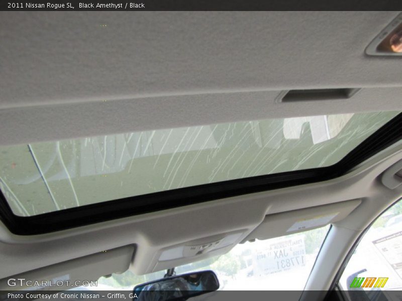 Black Amethyst / Black 2011 Nissan Rogue SL