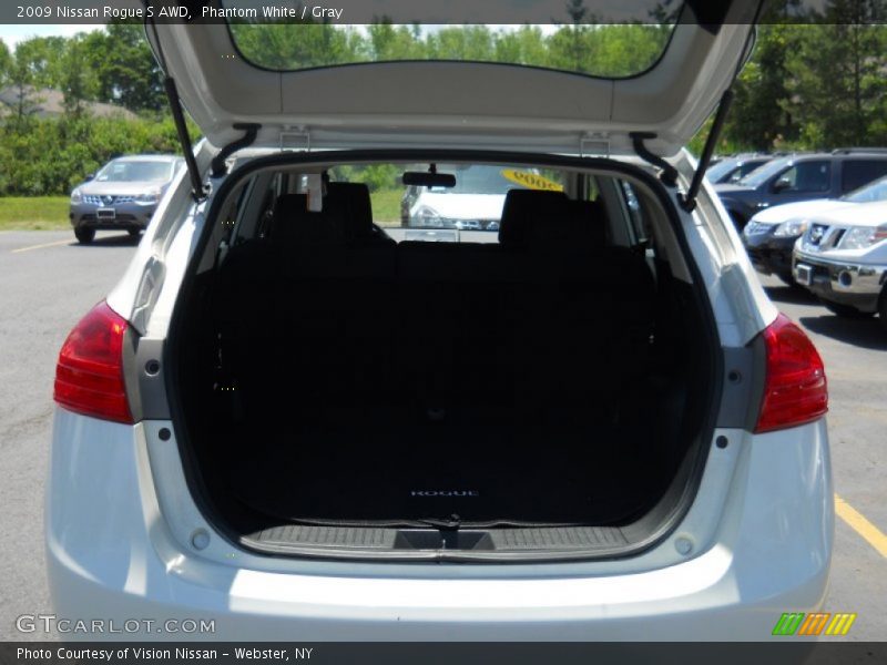 Phantom White / Gray 2009 Nissan Rogue S AWD