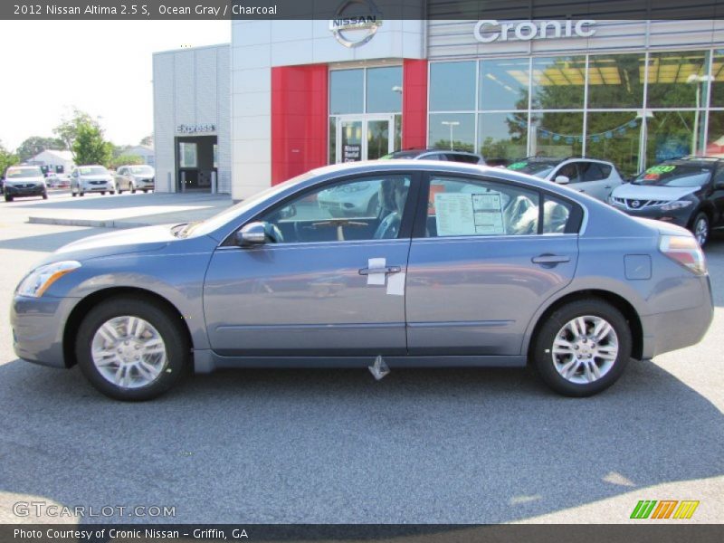 Ocean Gray / Charcoal 2012 Nissan Altima 2.5 S