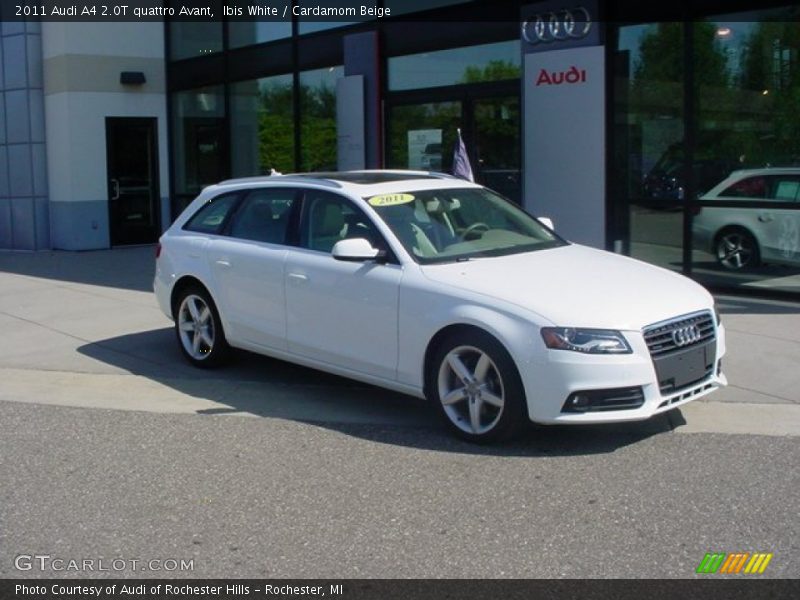 Ibis White / Cardamom Beige 2011 Audi A4 2.0T quattro Avant