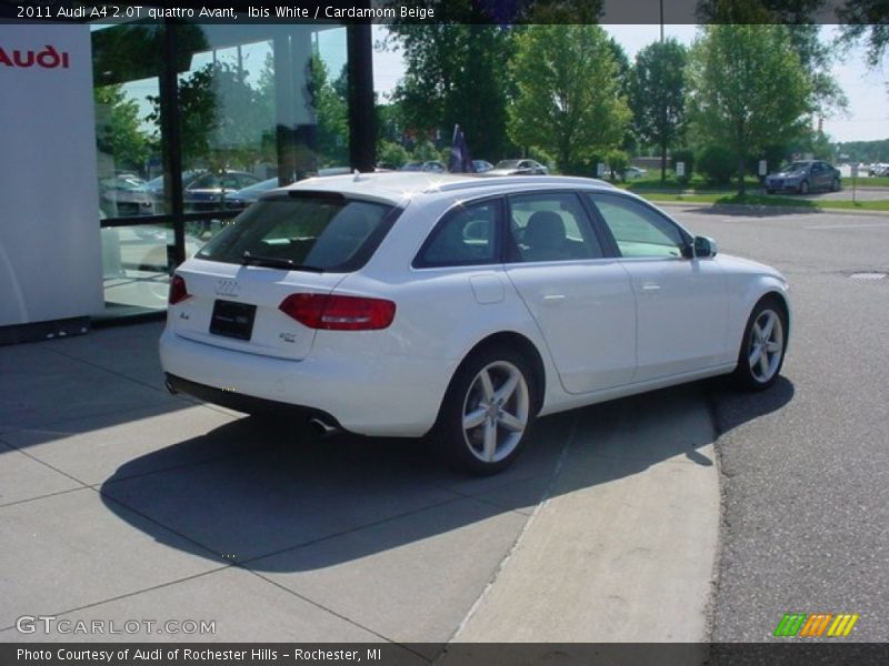 Ibis White / Cardamom Beige 2011 Audi A4 2.0T quattro Avant