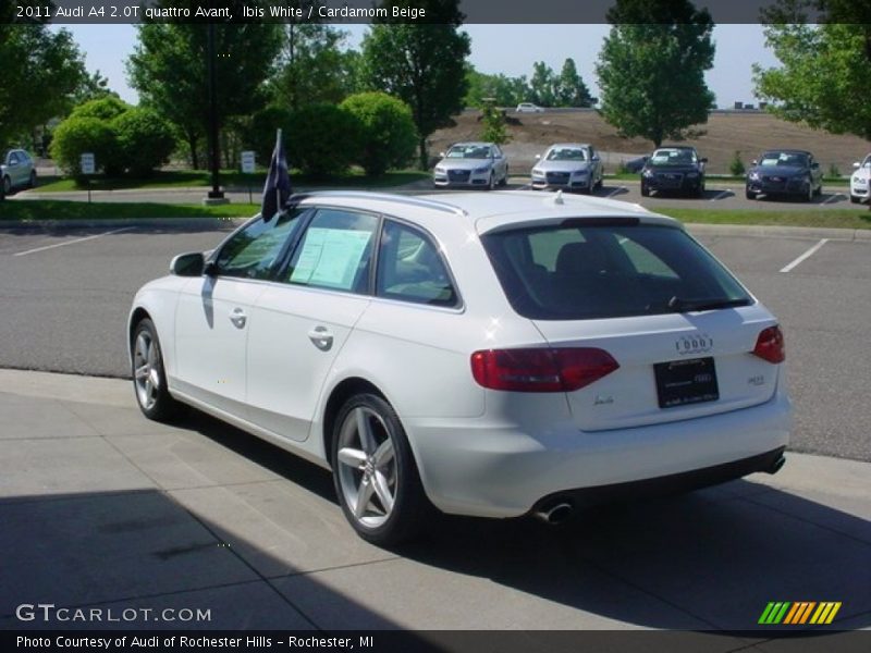 Ibis White / Cardamom Beige 2011 Audi A4 2.0T quattro Avant
