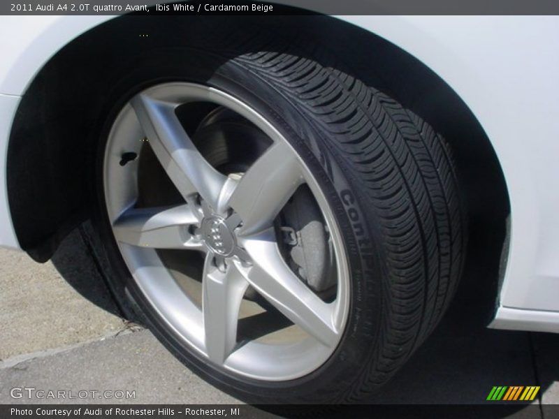 Ibis White / Cardamom Beige 2011 Audi A4 2.0T quattro Avant