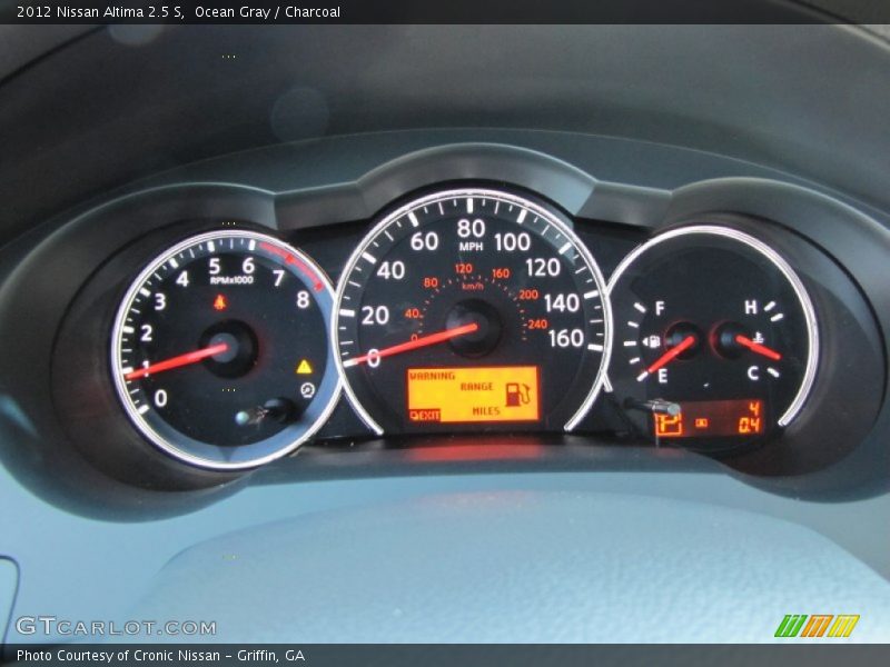 Ocean Gray / Charcoal 2012 Nissan Altima 2.5 S