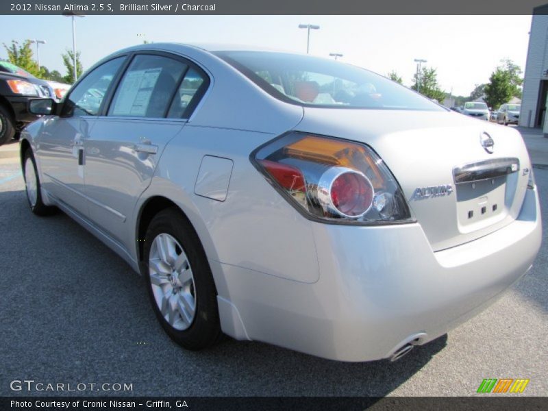 Brilliant Silver / Charcoal 2012 Nissan Altima 2.5 S