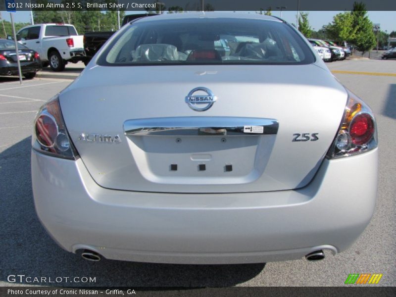 Brilliant Silver / Charcoal 2012 Nissan Altima 2.5 S