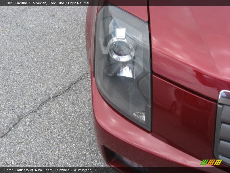 Red Line / Light Neutral 2005 Cadillac CTS Sedan