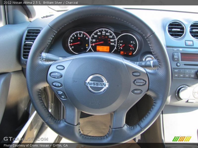 Brilliant Silver / Charcoal 2012 Nissan Altima 2.5 S