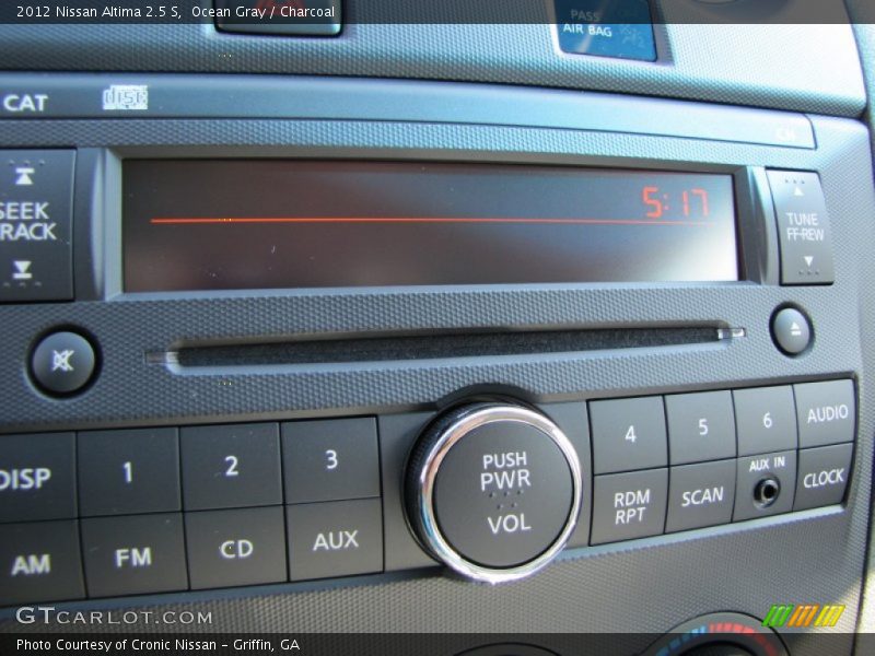 Ocean Gray / Charcoal 2012 Nissan Altima 2.5 S