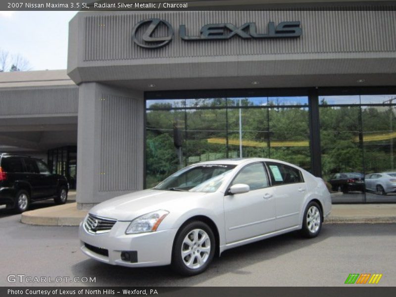 Radiant Silver Metallic / Charcoal 2007 Nissan Maxima 3.5 SL