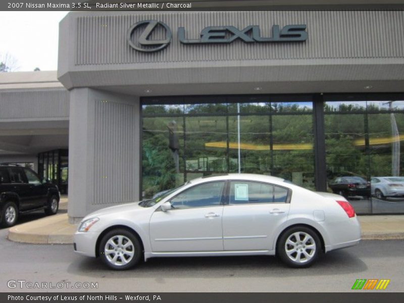 Radiant Silver Metallic / Charcoal 2007 Nissan Maxima 3.5 SL
