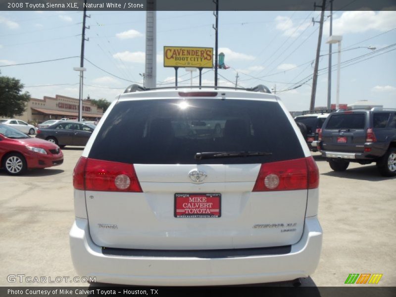 Natural White / Stone 2008 Toyota Sienna XLE